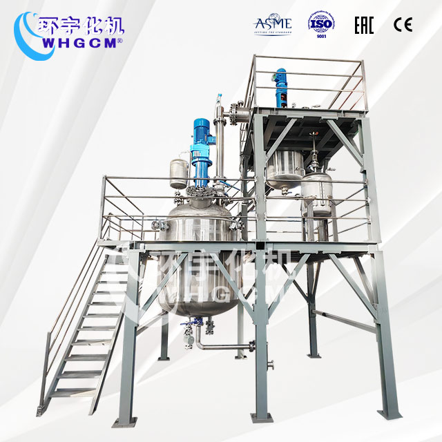 2000L不銹鋼聚合反應釜系統